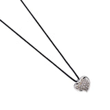 Tiffany & Co. Elsa Peretti Round Brilliant Cut Diamond Heart Necklace