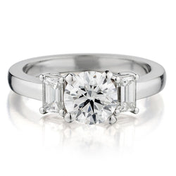 18kt  W/G Diamond Ring featuring a Brilliant cut diamond 1.50 carat weight . GIA Certificate