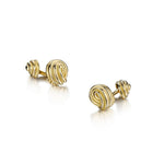 Tiffany & Co. 18KT Yellow Gold Double Sided Knot Solid Cufflinks