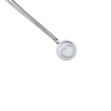 Chopard 18kt White Gold Happy Spirit Diamond Floating Heart Necklace