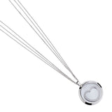 Chopard 18kt White Gold Happy Spirit Diamond Floating Heart Necklace