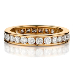 Cartier 18kt yellow gold diamond eternity band. 1.30ct Tw