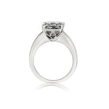 3.07 Carat Princess Cut Diamond WG Engagement Ring