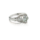 1.70 Carat Old-European Cut Diamond Engagement WGnRing