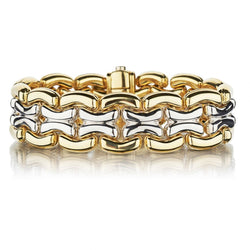 Chimento 18KT White Gold And Yellow Gold Reversible Bracelet