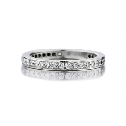 Tiffany & Co. Platinum 0.50 Carat Total Round Brilliant Cut Diamond Eternity Band