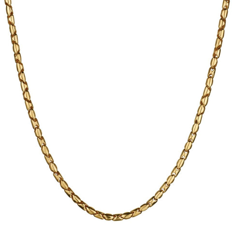 14kt Rose Gold Unique Link Chain.