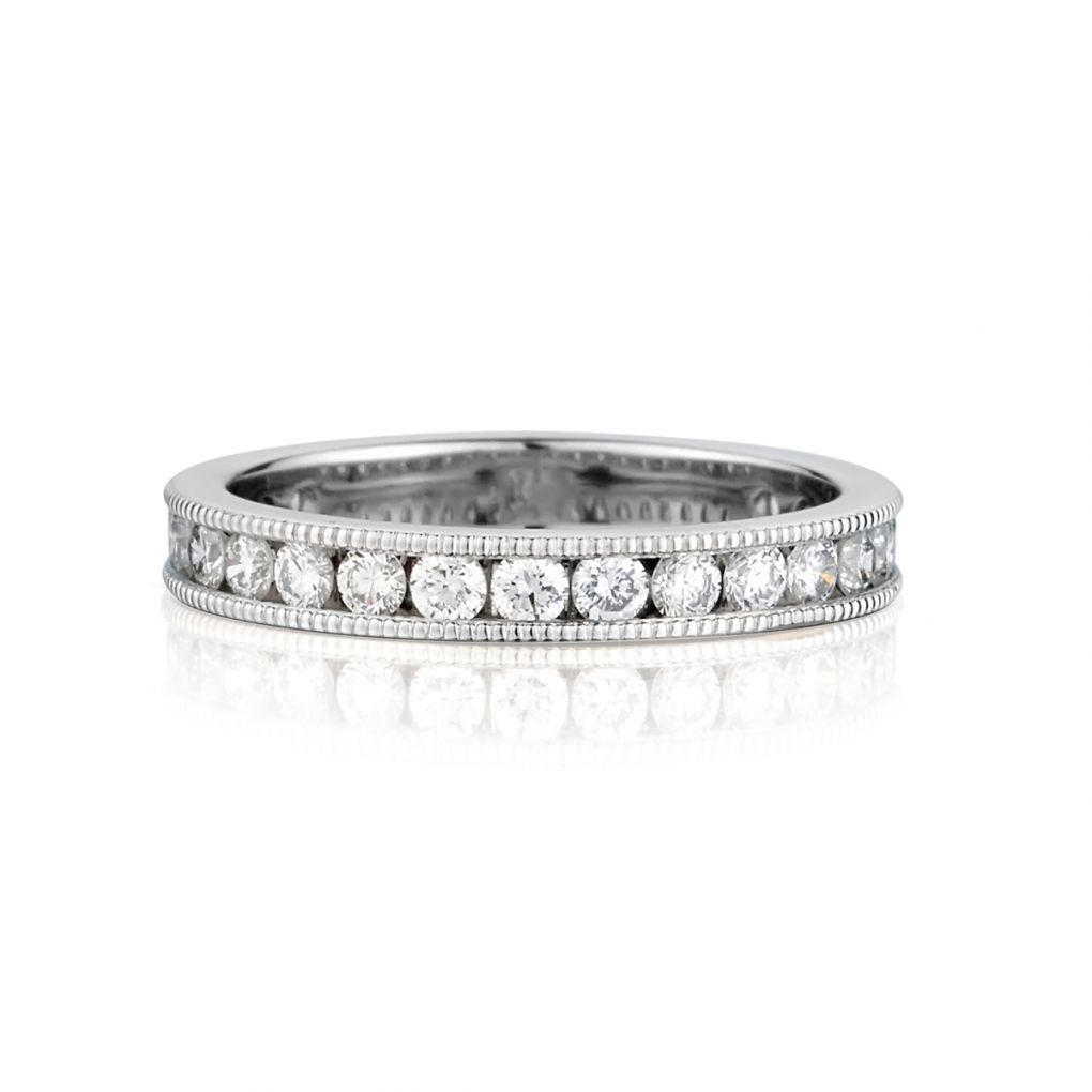 14kt W/G Diamond Band. 0.85ct Tw.