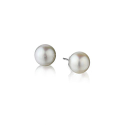 13MM South Sea Pearl 18KT White Gold Stud Earrings