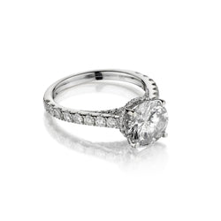 Ladies 18kt W/G Diamond Ring. 2.10ct Brilliant Cut Diamond