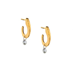 GURHAN  Diamond "Hoopla Collection" Earings in 24KT