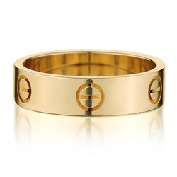 18kt Yellow Cartier Love Collection Ring. Size 64 (US 11)