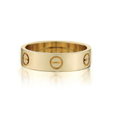 18kt Yellow Cartier Love Collection Ring. Size 59