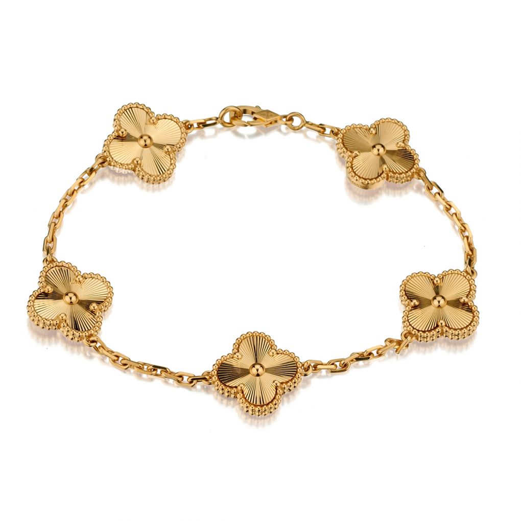 Van cleef guilloché bracelet Clearance