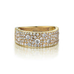 Ladies 18kt Y/G Diamond Band Featuring 1.22ct Tw