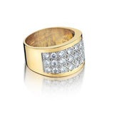 Birks 18kt and Platinum Diamond Band.  2.20ct Tw