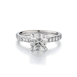 Ladies Platinum Diamond Ring.  1.32ct Brilliant Cut