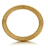 Roberto Coin "Golden Gate Bridge Collection" Wide Bangle in 18kt Yellow Gold.