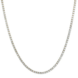 Ladies Classic 18kt W/G Diamond "Tennis Necklace" Featuring 5.27ct Tw of Brilliant Cut Diamonds