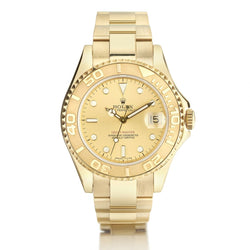 Rolex Oyster Perpetual Yacht-Master 35MM Yellow Gold Watch