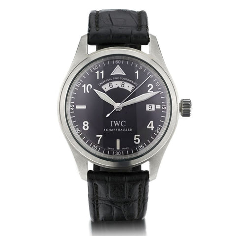 IWC Pilot Spitfire UTC Stainless Steel 3251 Automatic Watch