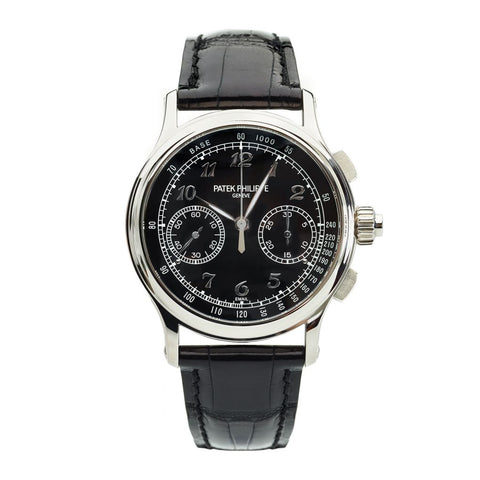 Rare Patek Philippe Platinum Split Seconds Chrono Wristwatch Ref:5370P