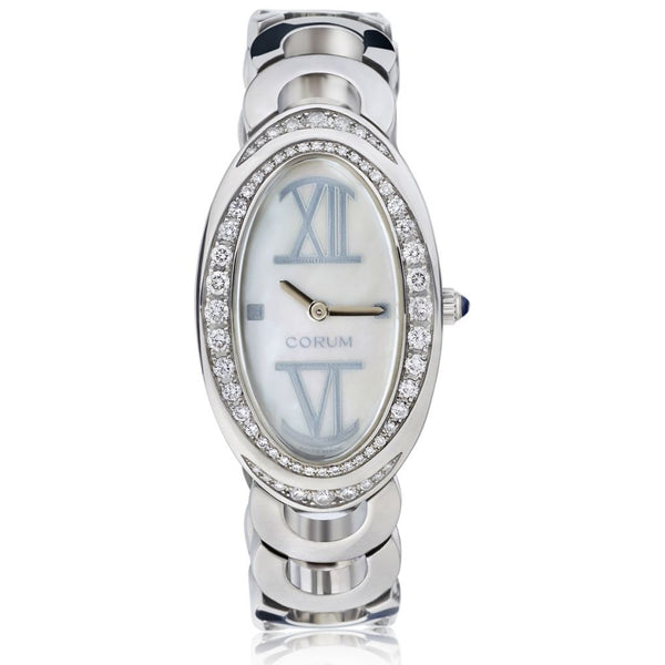 Corum Ovale Stainless Steel, Diamond And Mother-Of-Pearl  display picture 1