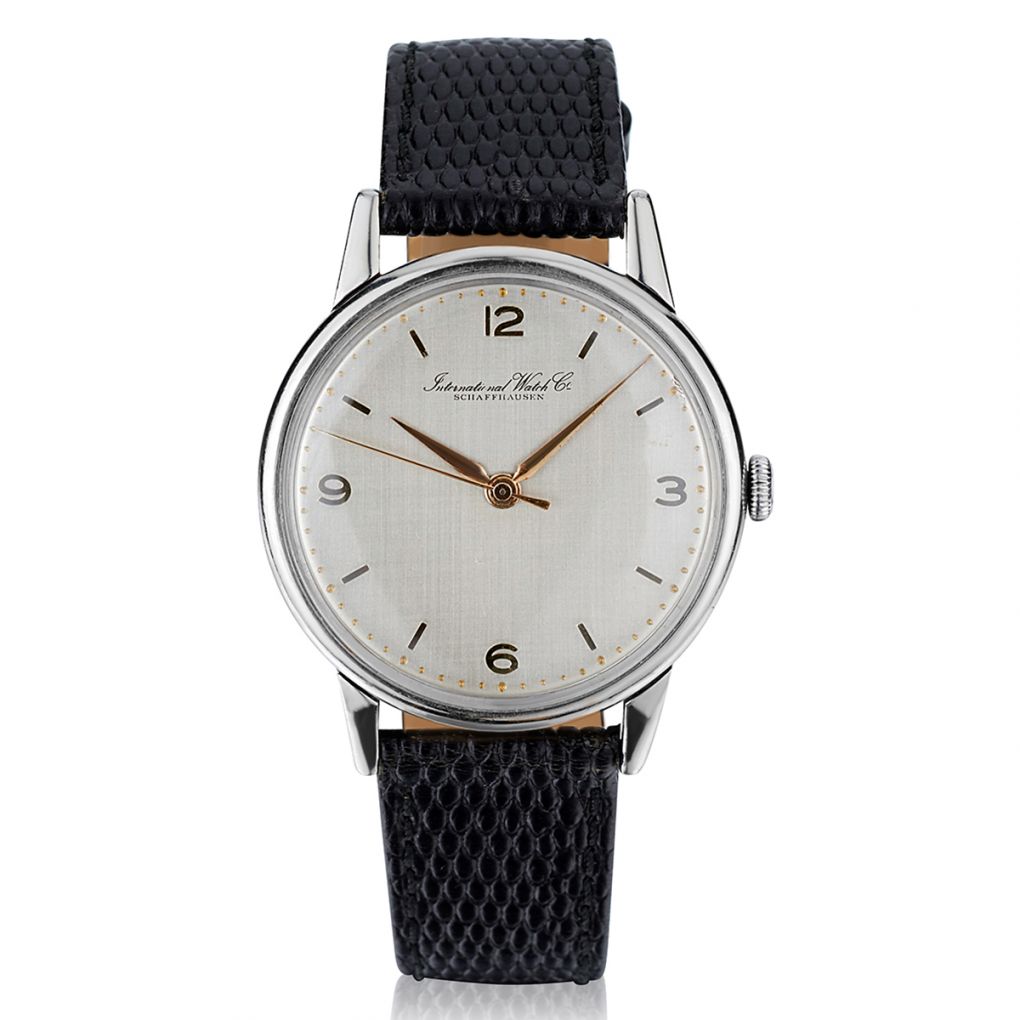 IWC STEEL VINTAGE WATCH. MANUAL. – Van Rijk