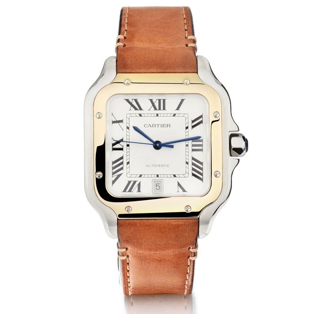 Cartier Santos De Cartier Large Model Two-Tone 40MM Watch | Van Rijk ...