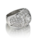 2.00 Carat Total Weight Round Brilliant Diamond WG Ring