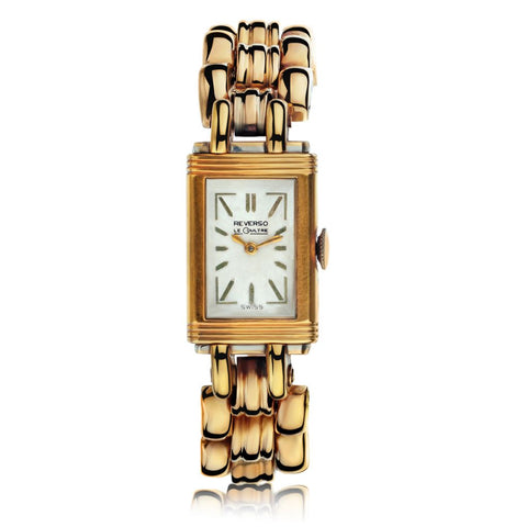 RARE!!! Le Coultre Ladies Reverso in 18kt .Circa 1940's