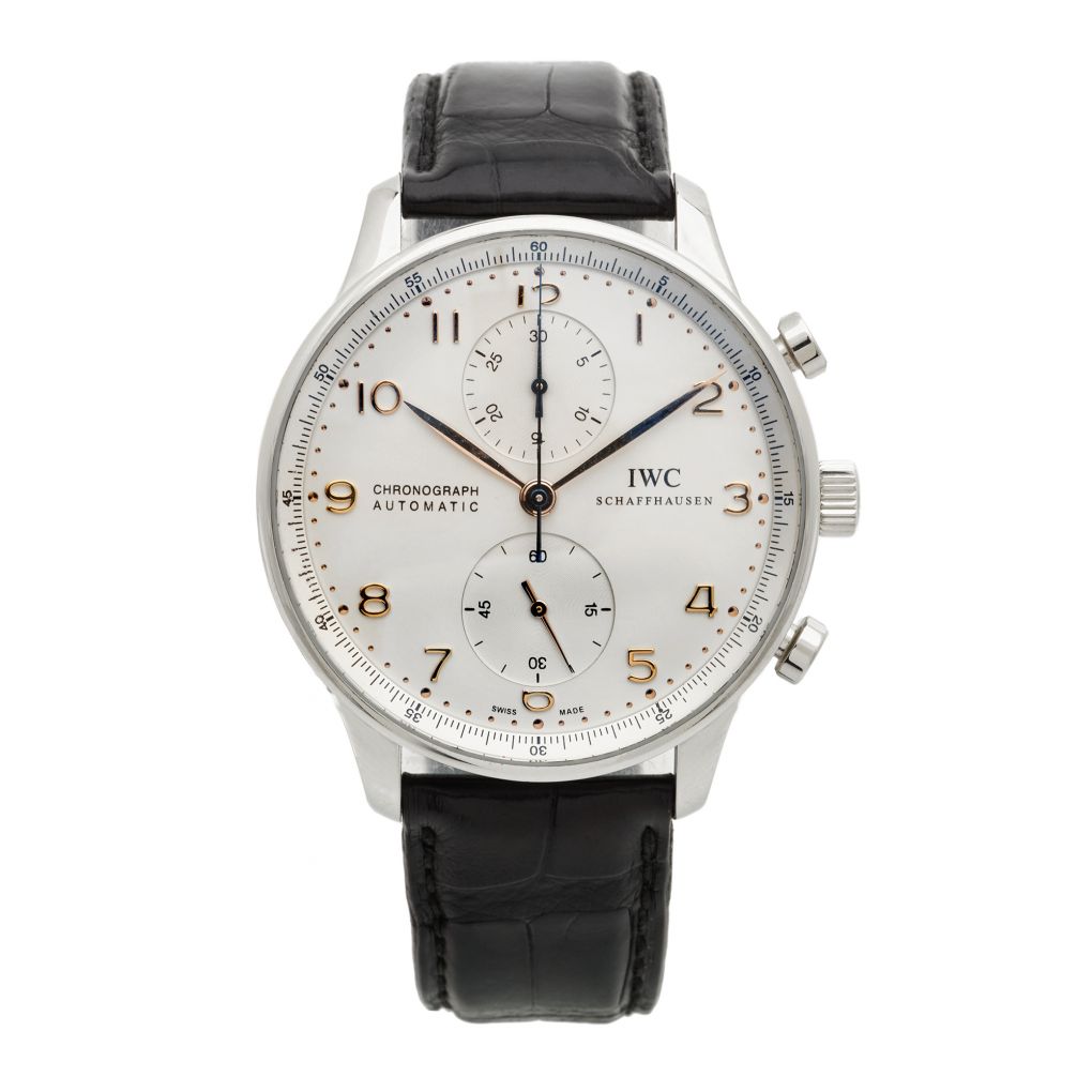 Van Rajak IWC Portuguese Chronograph S/S IW371401 Watch | Van Rijk Estate ...
