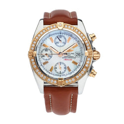 Breitling 2-Tone Ladies Chronograph Cockpit Acier Watch