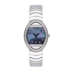Ebel Satya Blue Mother-Of-Pearl Diamond WG Watch