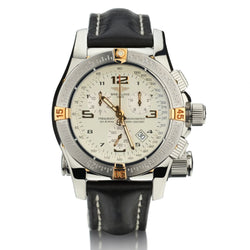 Breitling Emergency Chronograph Quartz Mission White Dial Watch