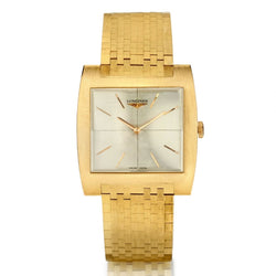 Longines Vintage And Rare 18kt Yellow Gold Manual-Winding Watch