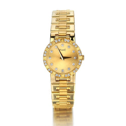 Piaget 18KT Yellow Gold Factory Diamond Dancer 23MM Watch