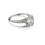 1.80 Carat Old-European Cut Diamond Engagement Ring