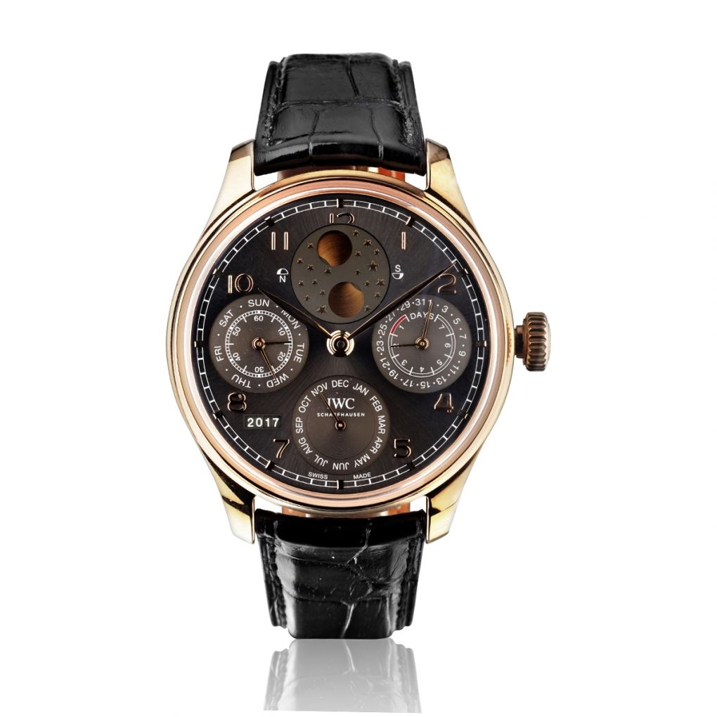 IWC Rose Gold Portugieser Perpetual Calendar Watch Van Rijk IWC Rose Gold Portugieser Perpetual Calendar Watch Van Rijk