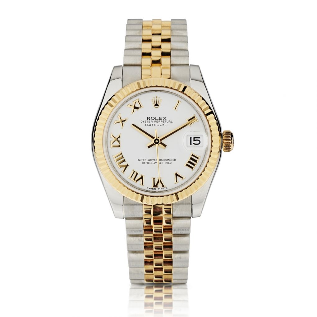 Rolex Oyster Perpetual Datejust 36 MM Two Tone Midsize Watch Van Rijk rolex-oyster-perpetual-datejust-36-mm-two-tone-midsize-watch-van-rijk