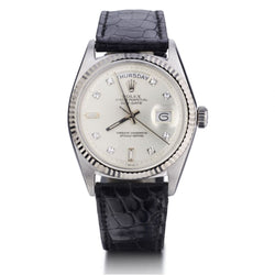 Rolex Oyster Perpetual White Gold & Diamond Day/Date '63 Watch