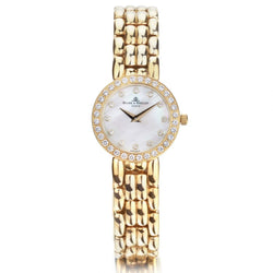 Baume & Mercier Yellow Gold Factory Diamond MOP Watch