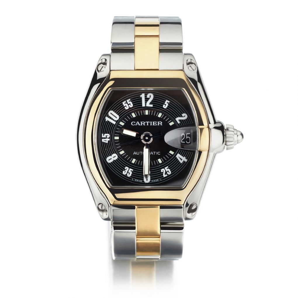 Cartier Roadster Yellow Gold And Stainless Steel Large Watch | Van Rijk ...