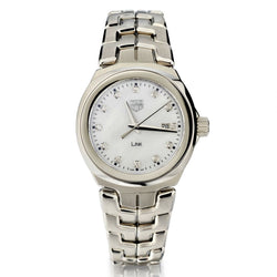 Tag Heuer Ladies Stainless Steel Mother Of Pearl Diamond 32MM Watch