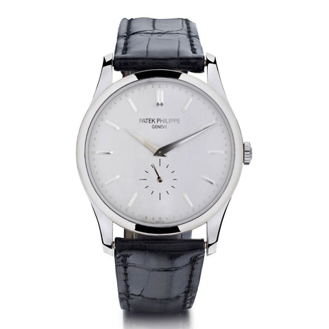 Patek Philippe 18KT White Gold Calatrava Manual Watch
