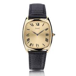 Piaget Unisex 18KT Yellow Gold Black Tie-Emperador Watch