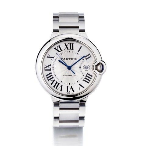 Cartier Stainless Steel Ballon Bleu 42MM Automatic Watch. Ref: W69012Z4