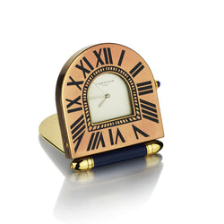 Cartier Quadrant Border Travel/Desk Vintage Quartz Clock