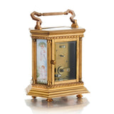 French Ormolu And Sevres Style Porcelain Carriage Clock