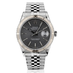 Rolex Datejust Wristwatch with Turn-O-Graph White Gold Bezel. Ref:16264